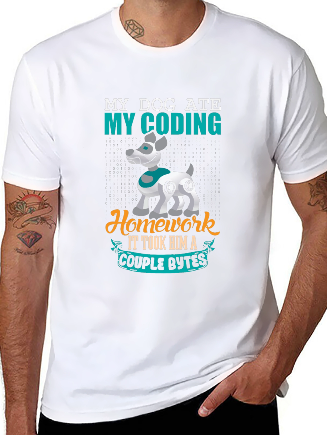 My Dog Ate My Coding Homework T-Shirt