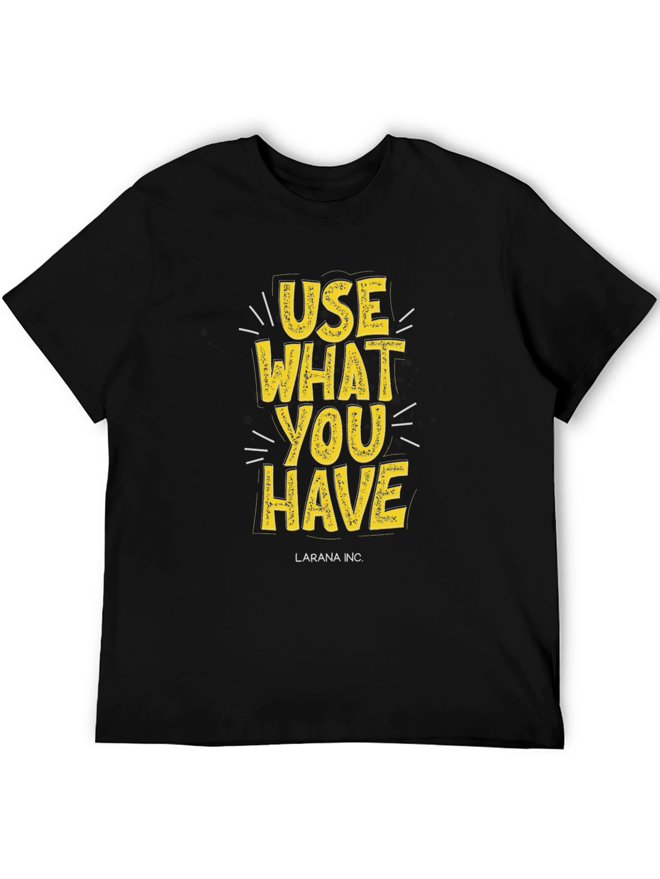 Use What You Have Graphic Tee - Black