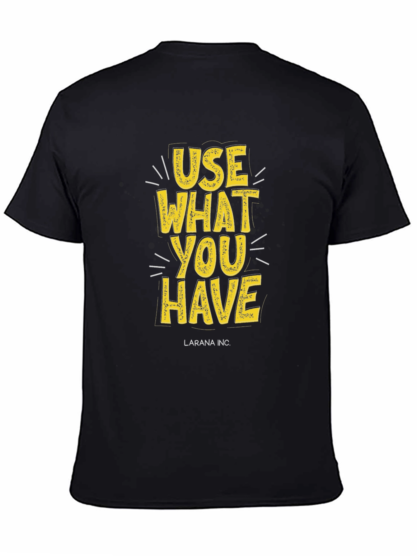 Use What You Have Graphic Tee - Black