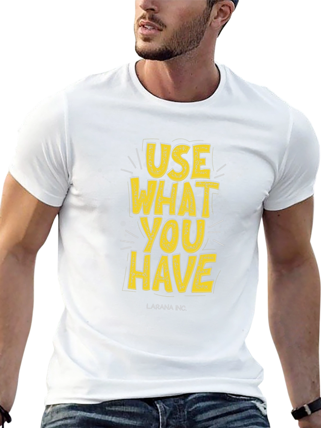 Use What You Have Graphic Tee - Black