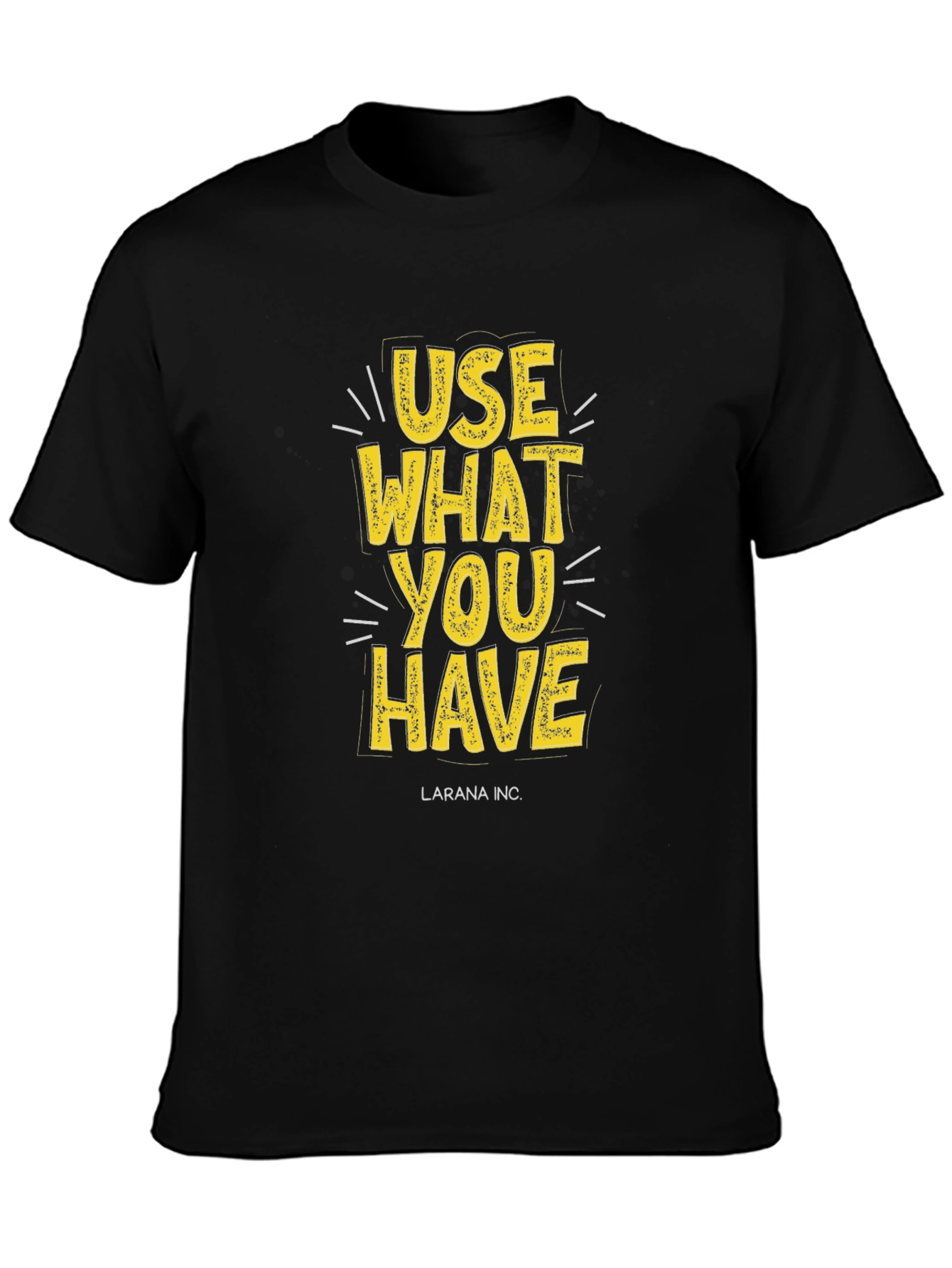 Use What You Have Graphic Tee - Black