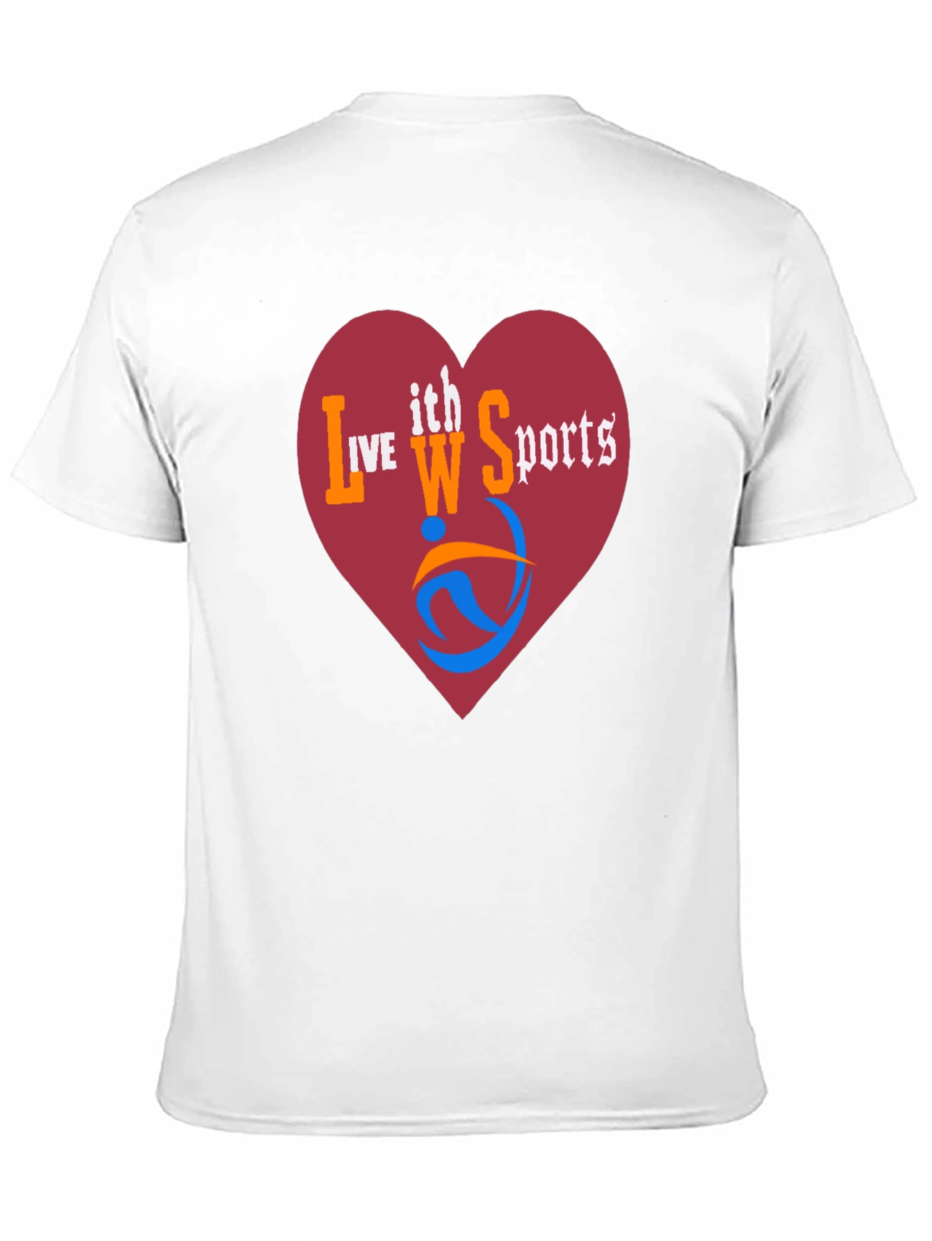 Live With Sports Graphic Print T-Shirt