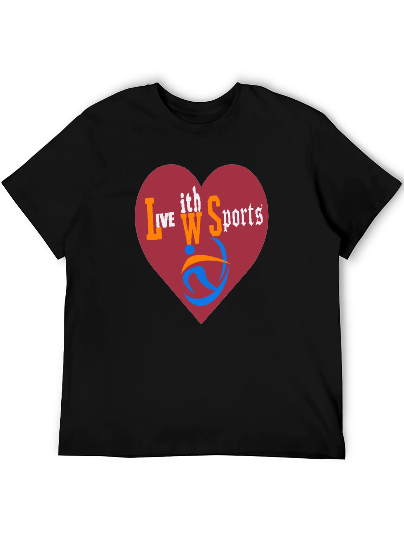 Live With Sports Graphic Print T-Shirt