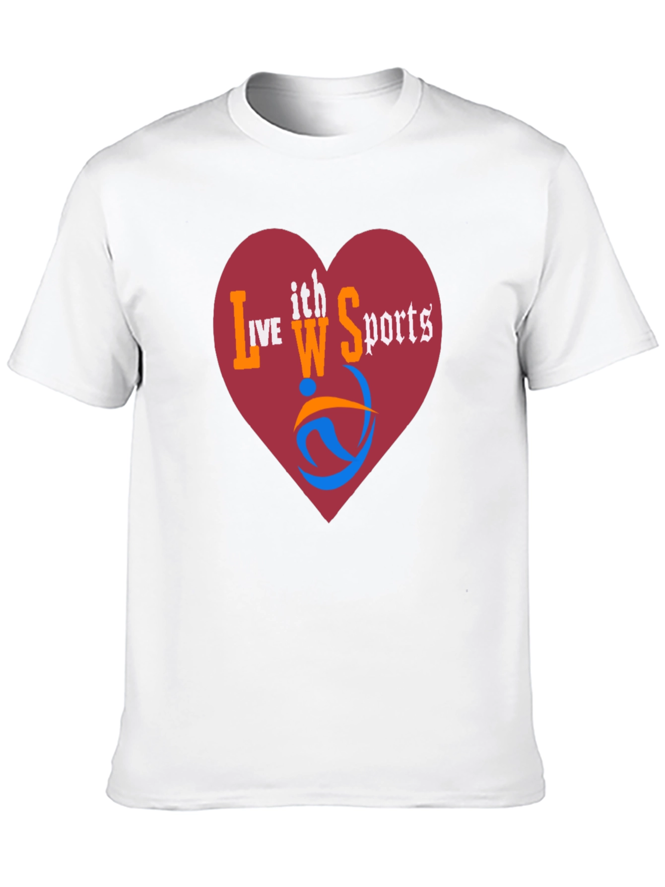 Live With Sports Graphic Print T-Shirt