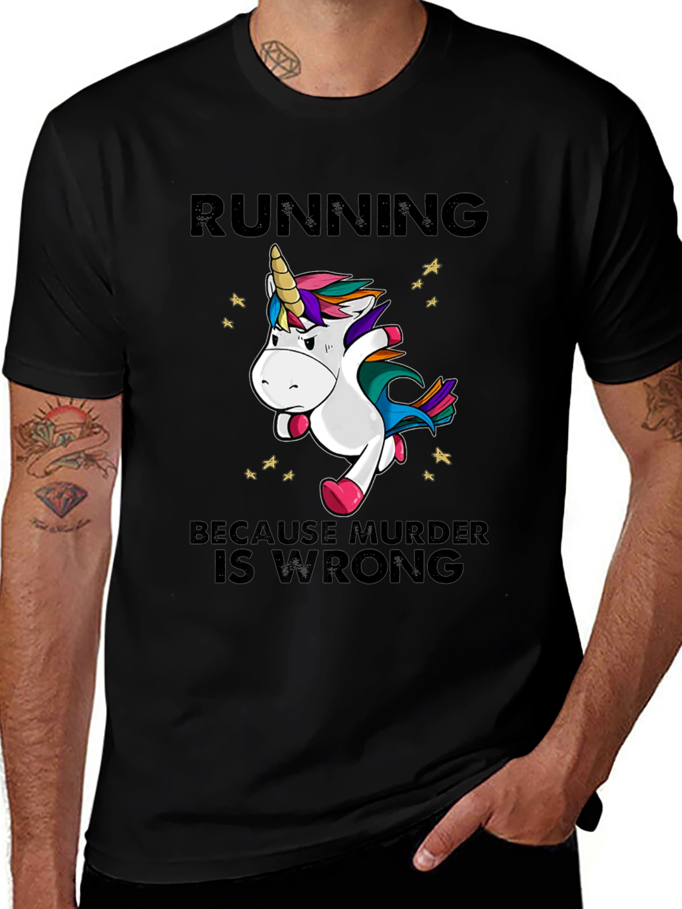 Running Because Murder is Wrong T-Shirt