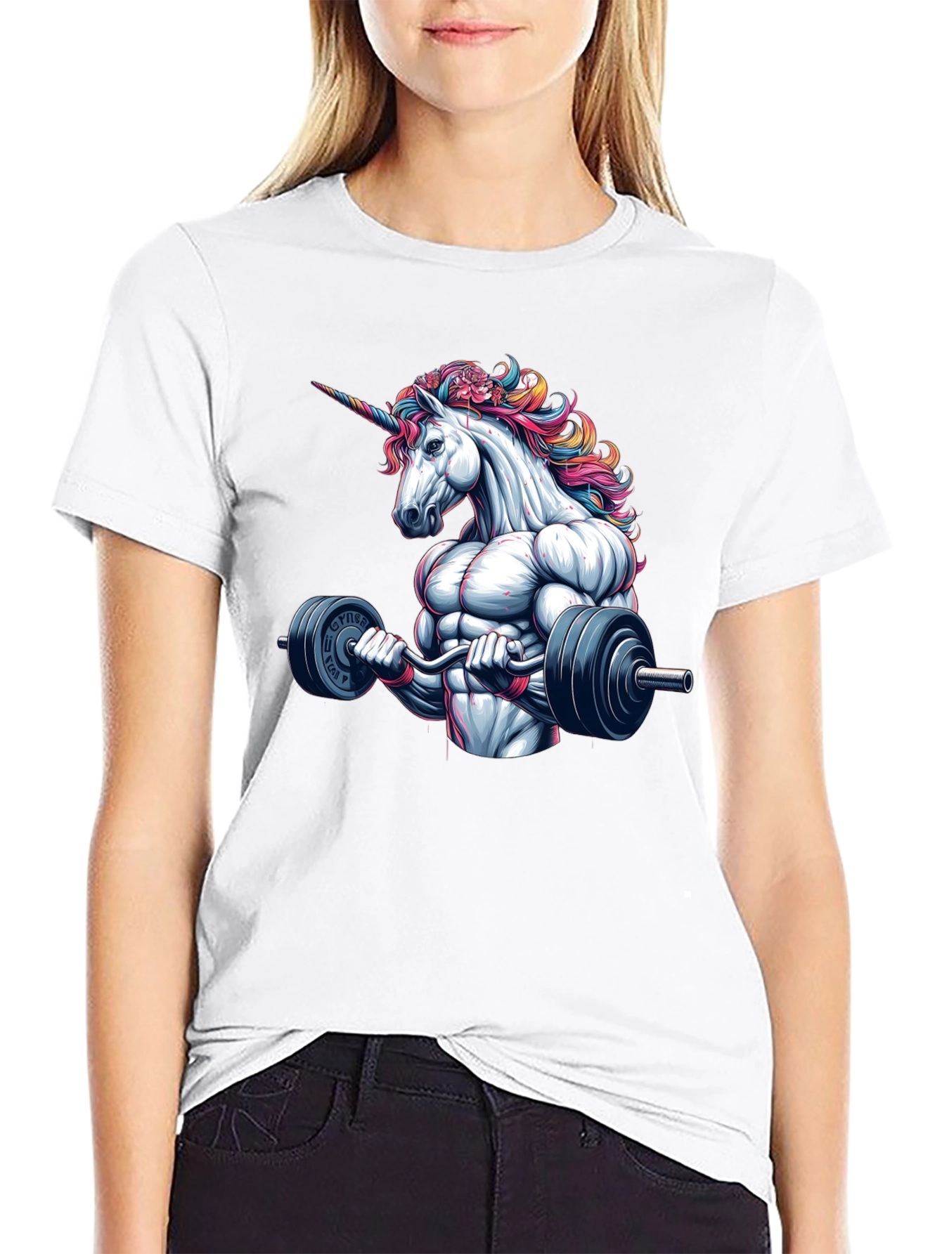 Unicorn Gym Bro T-Shirt