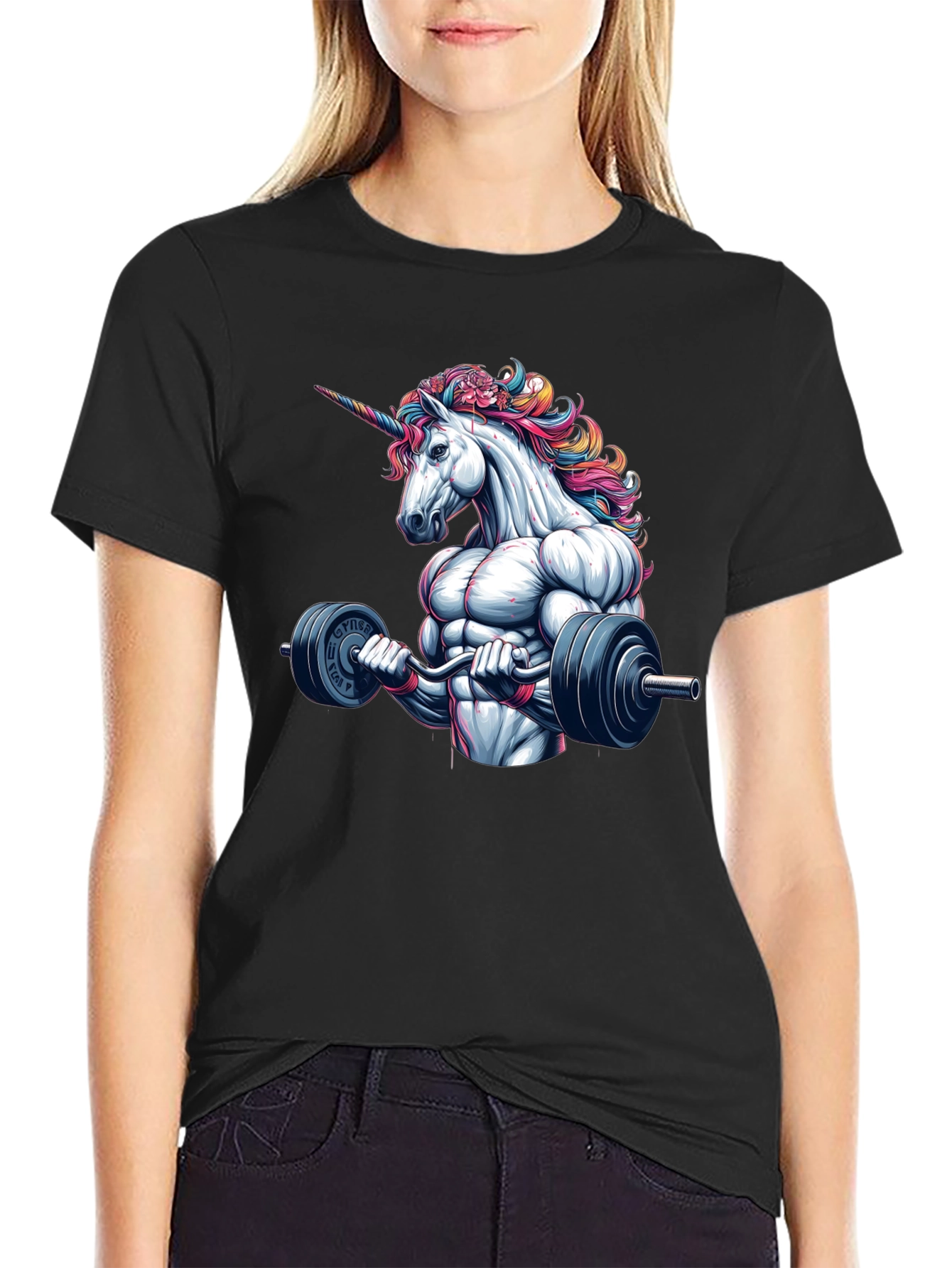 Unicorn Gym Bro T-Shirt