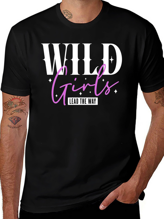 Wild Girls Tee - Lead The Way - Black