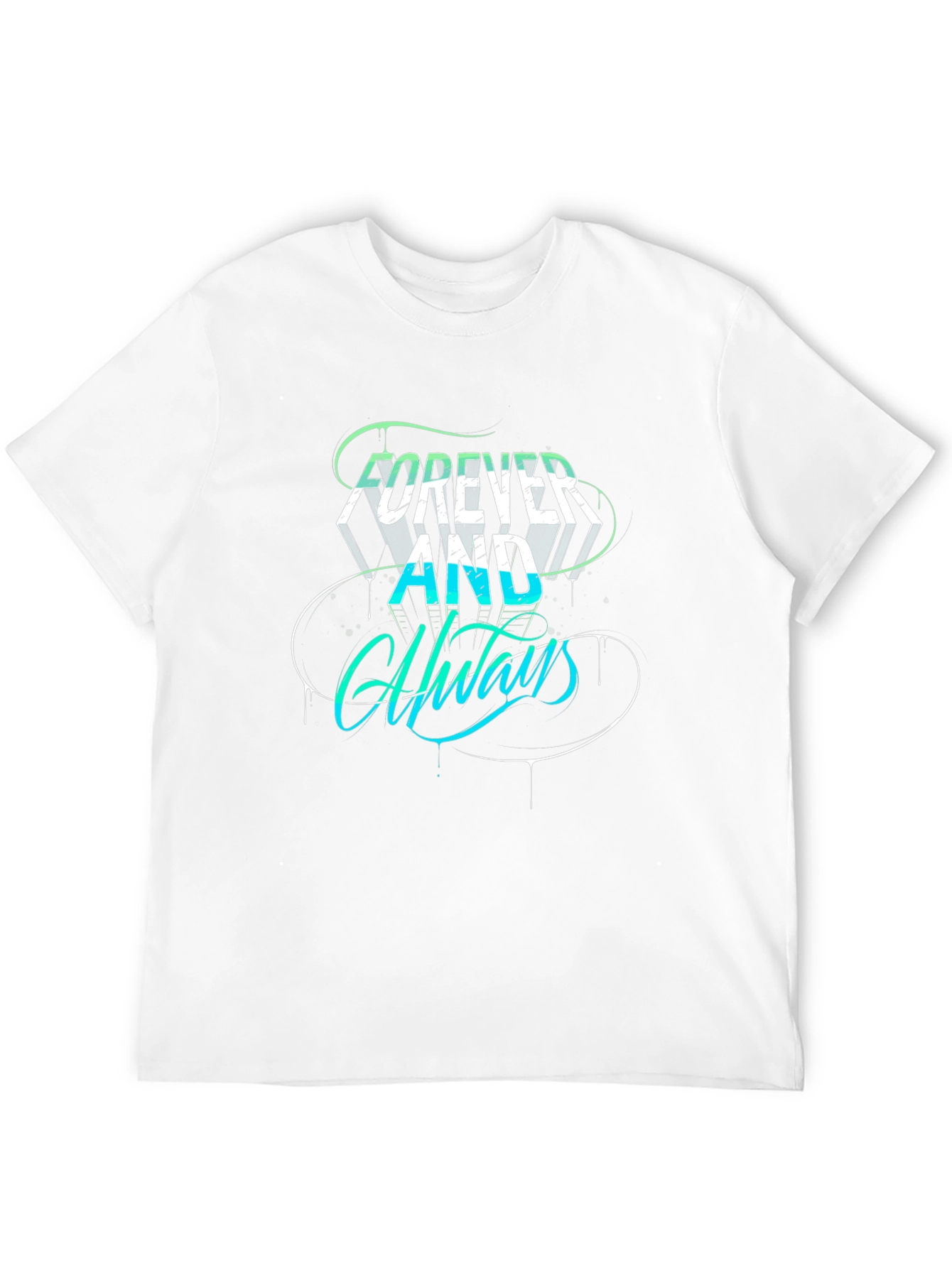 Forever and Always Graphic Tee - Black