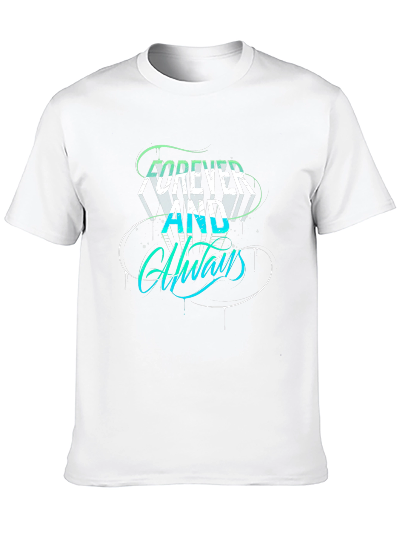 Forever and Always Graphic Tee - Black
