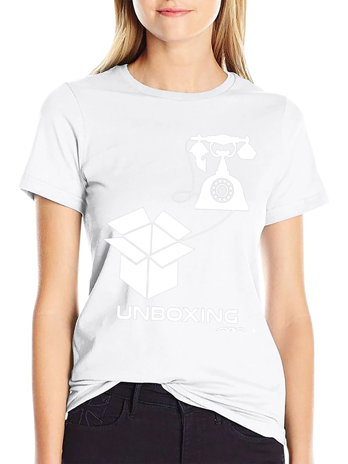 Unboxing Telephone Graphic Tee - Retro Call