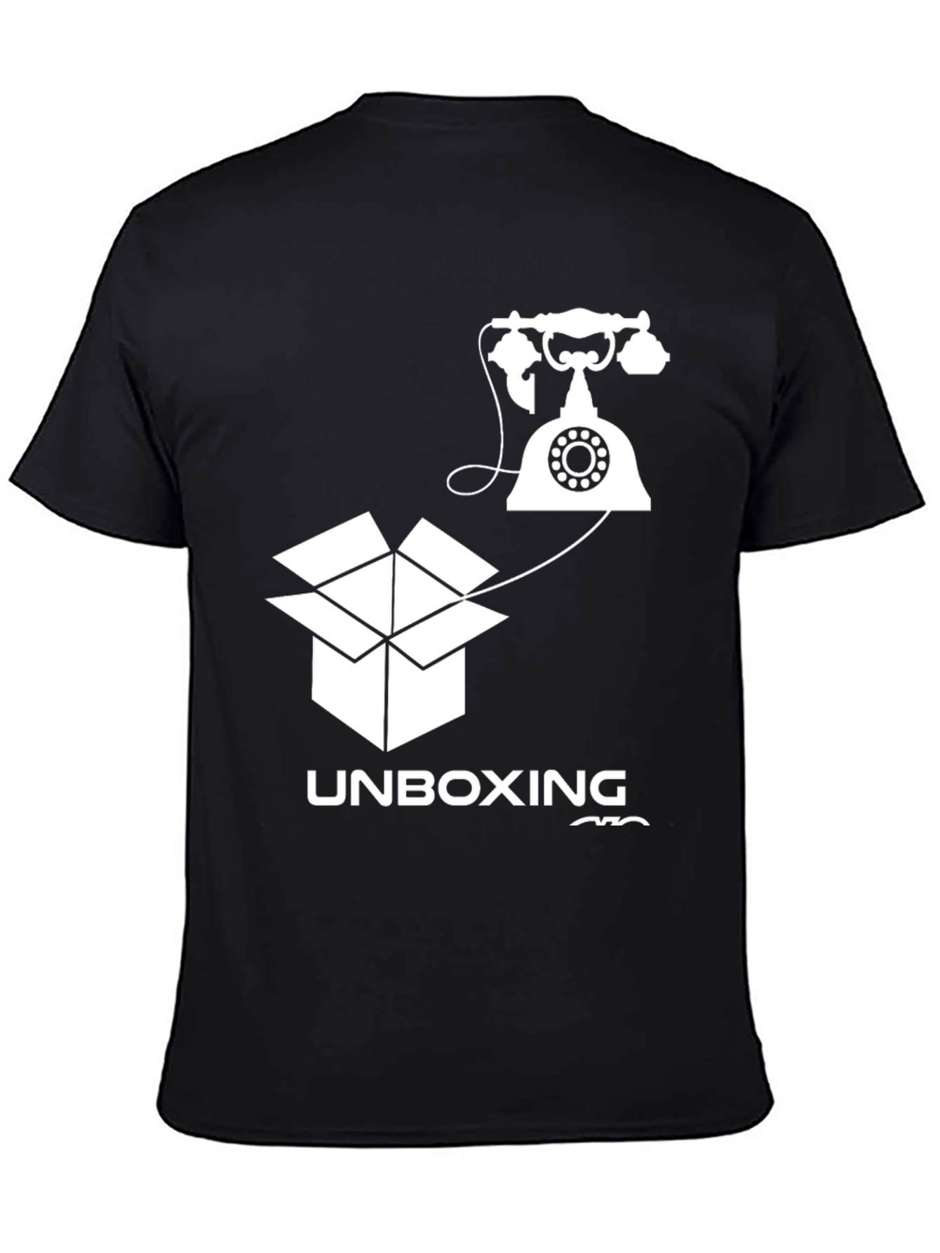 Unboxing Telephone Graphic Tee - Retro Call
