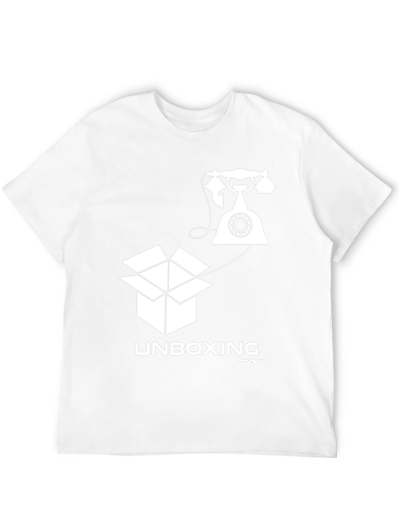 Unboxing Telephone Graphic Tee - Retro Call