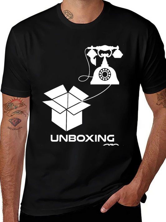 Unboxing Telephone Graphic Tee - Retro Call