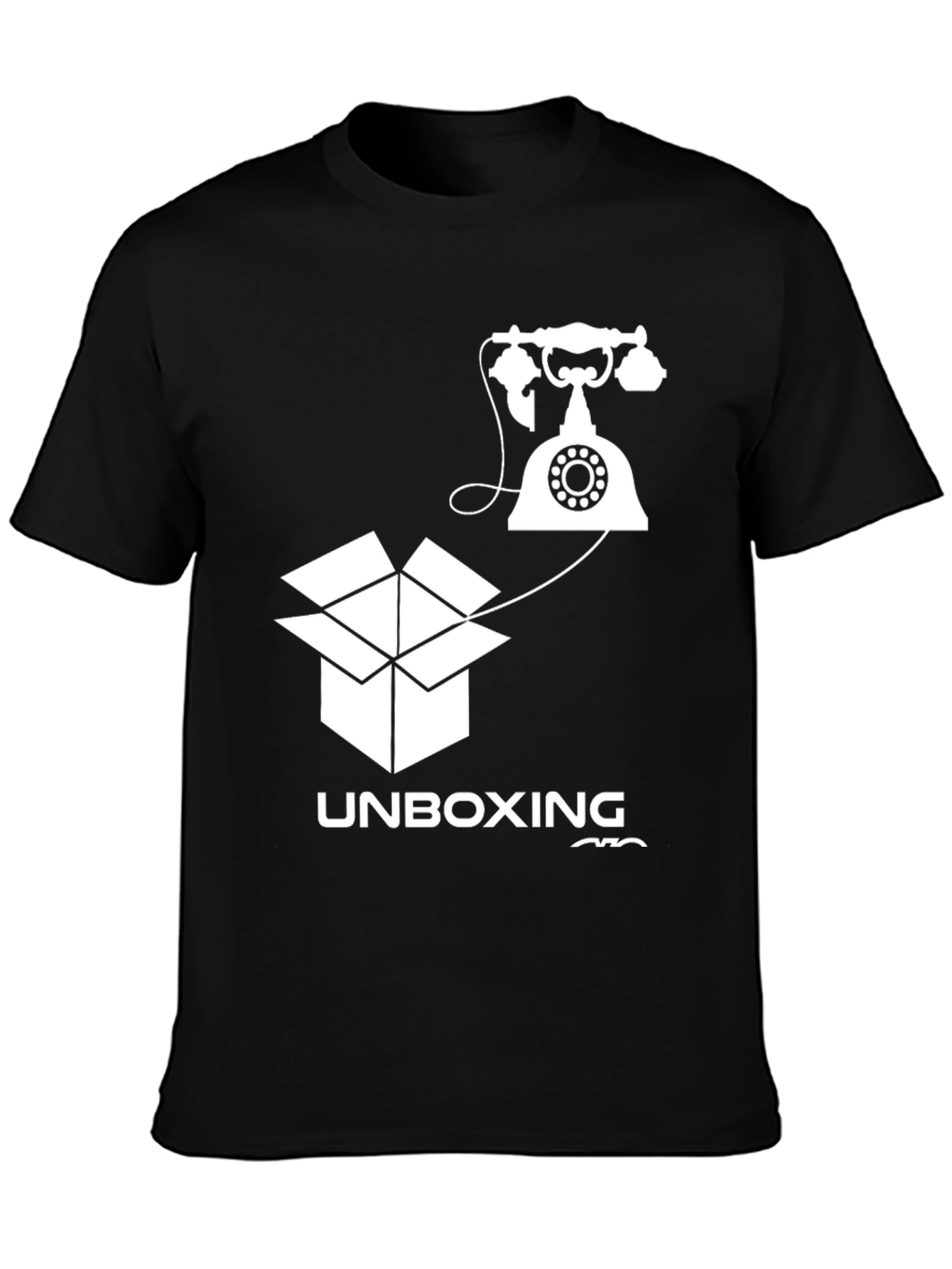 Unboxing Telephone Graphic Tee - Retro Call