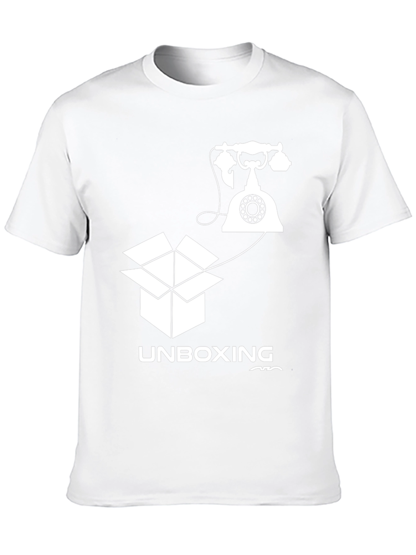 Unboxing Telephone Graphic Tee - Retro Call