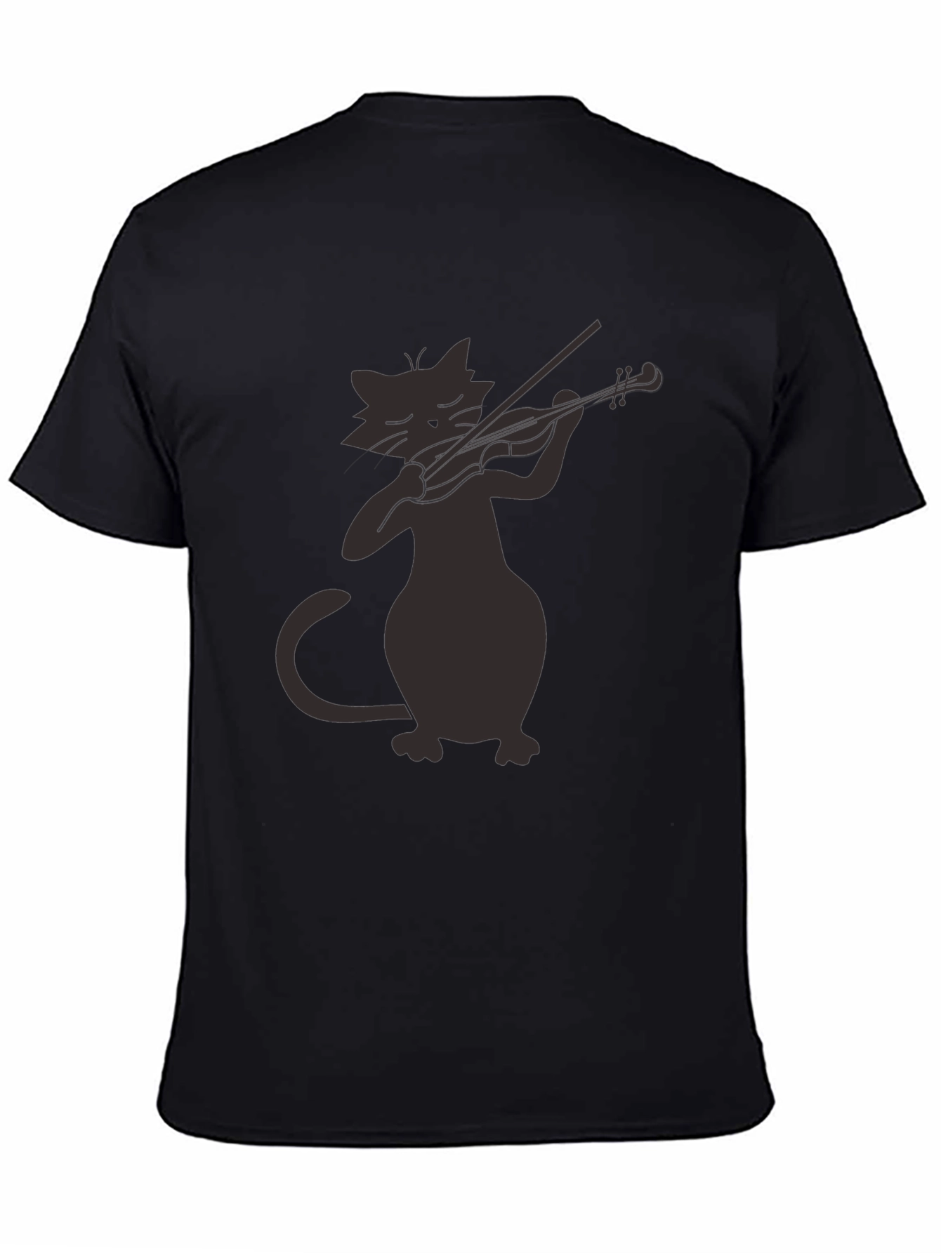 Cat Violinist T-Shirt - Unique Music Lover Tee