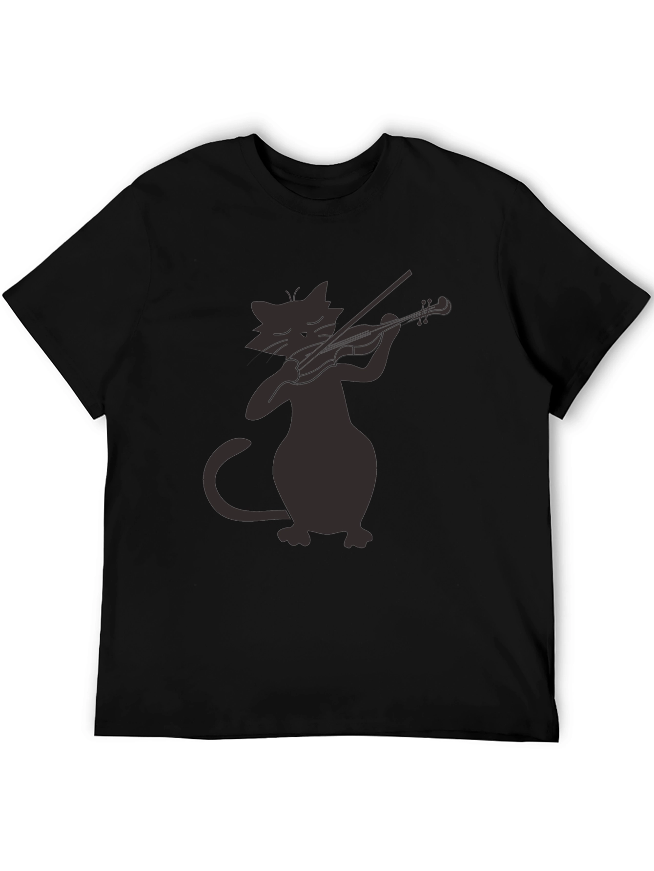 Cat Violinist T-Shirt - Unique Music Lover Tee