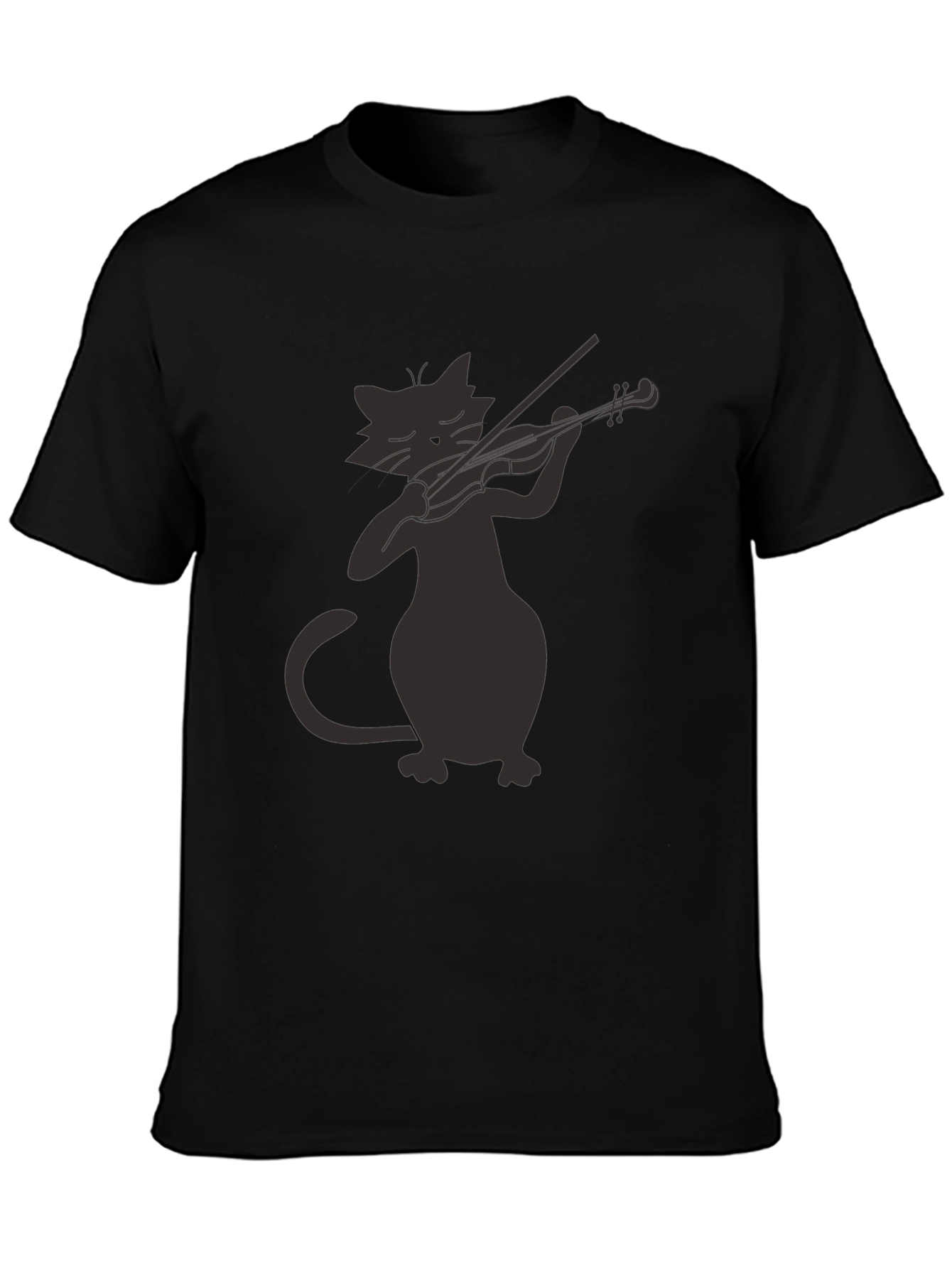 Cat Violinist T-Shirt - Unique Music Lover Tee