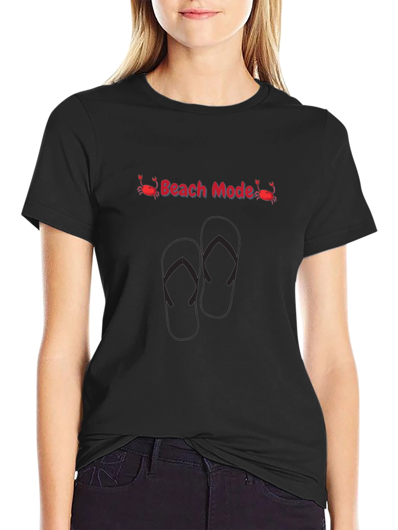 Beach Mode Graphic T-Shirt