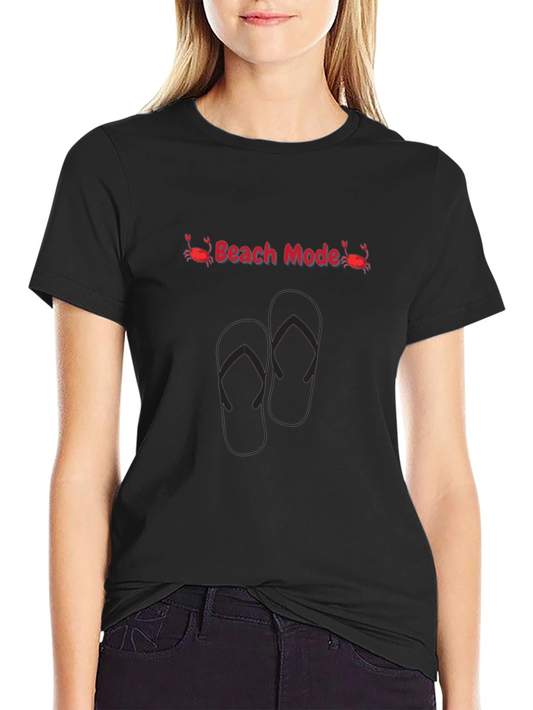Beach Mode Graphic T-Shirt