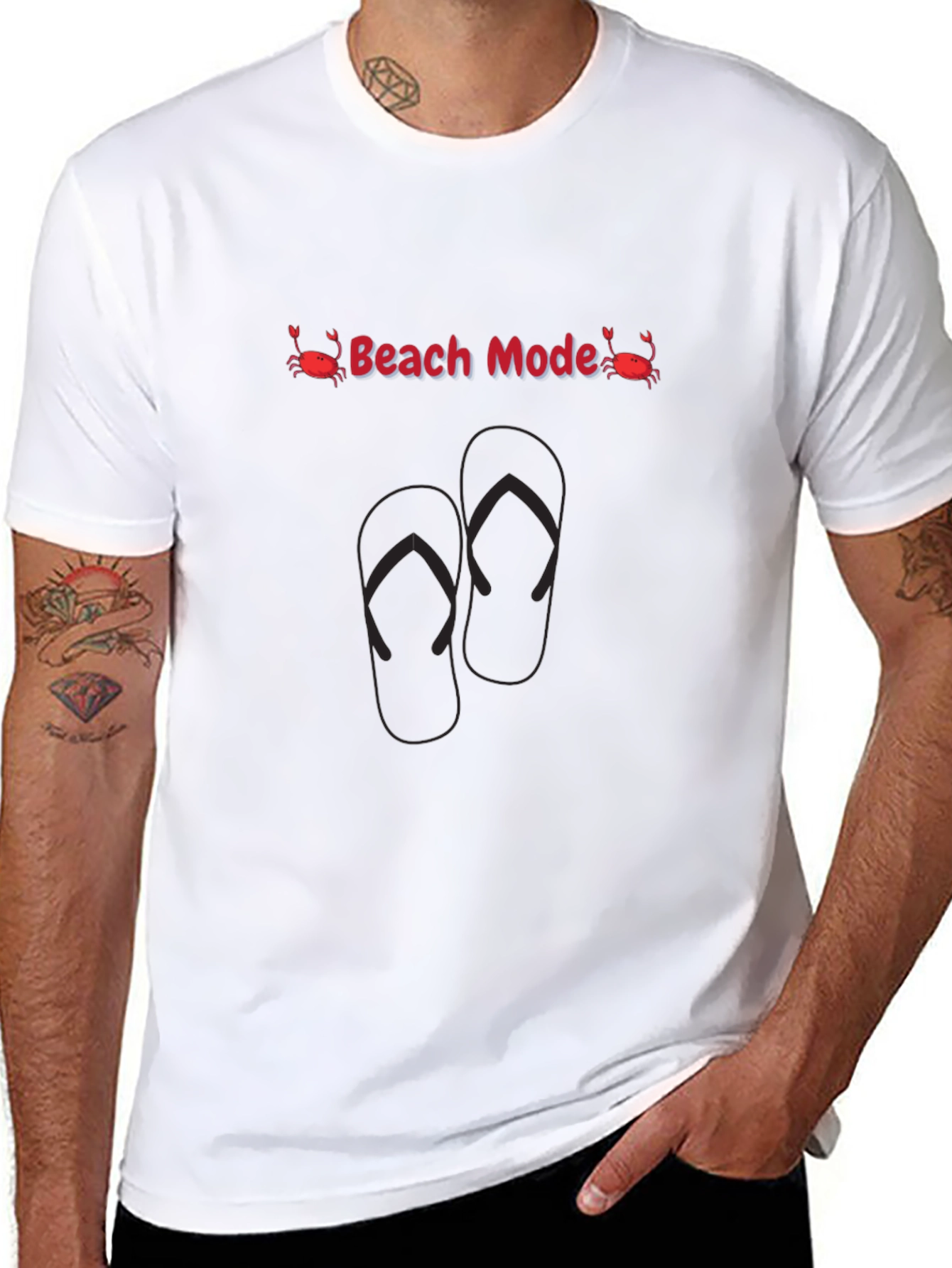 Beach Mode Graphic T-Shirt