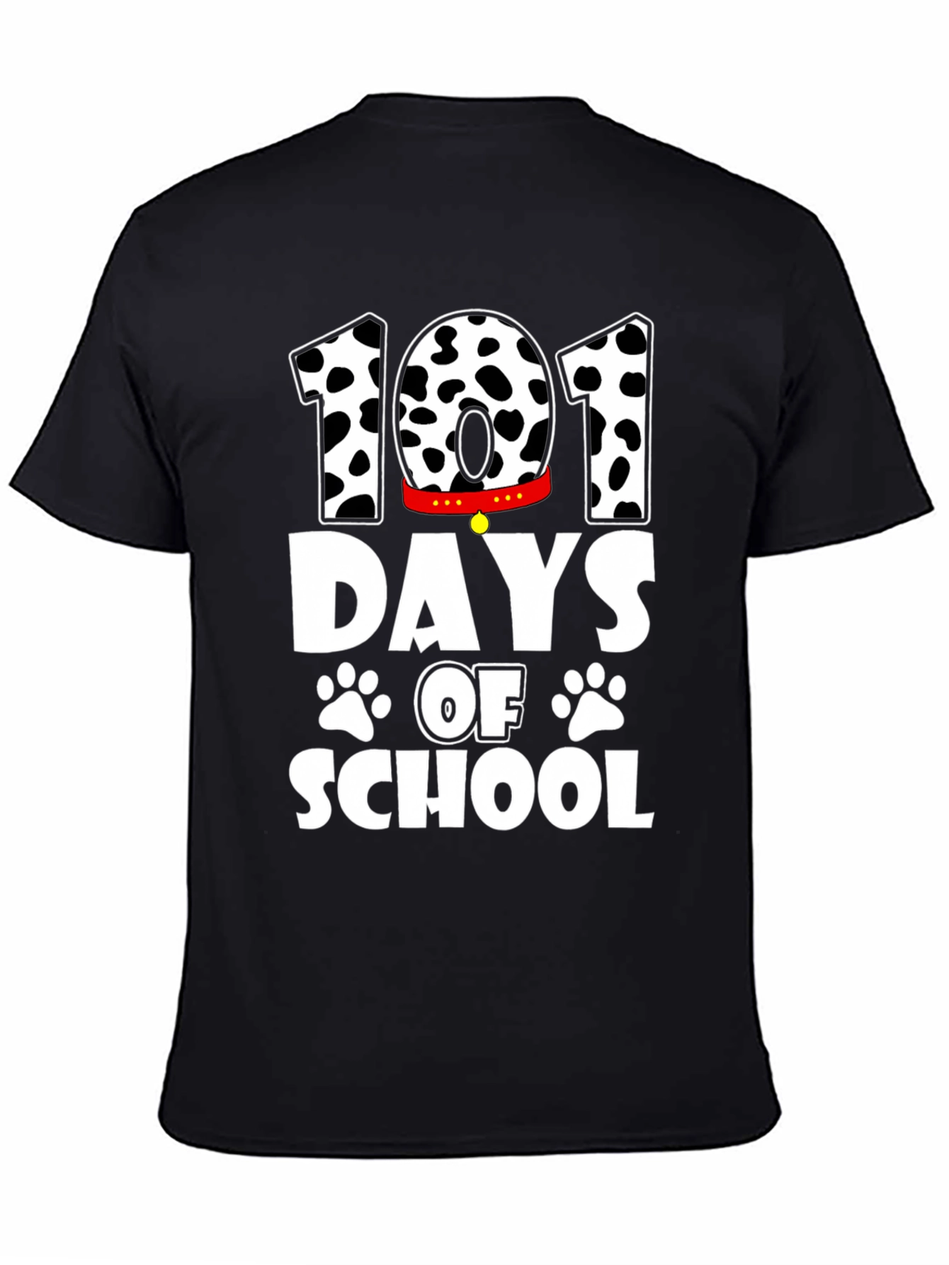 101 Days of School T-Shirt - Dalmatian Dog Design