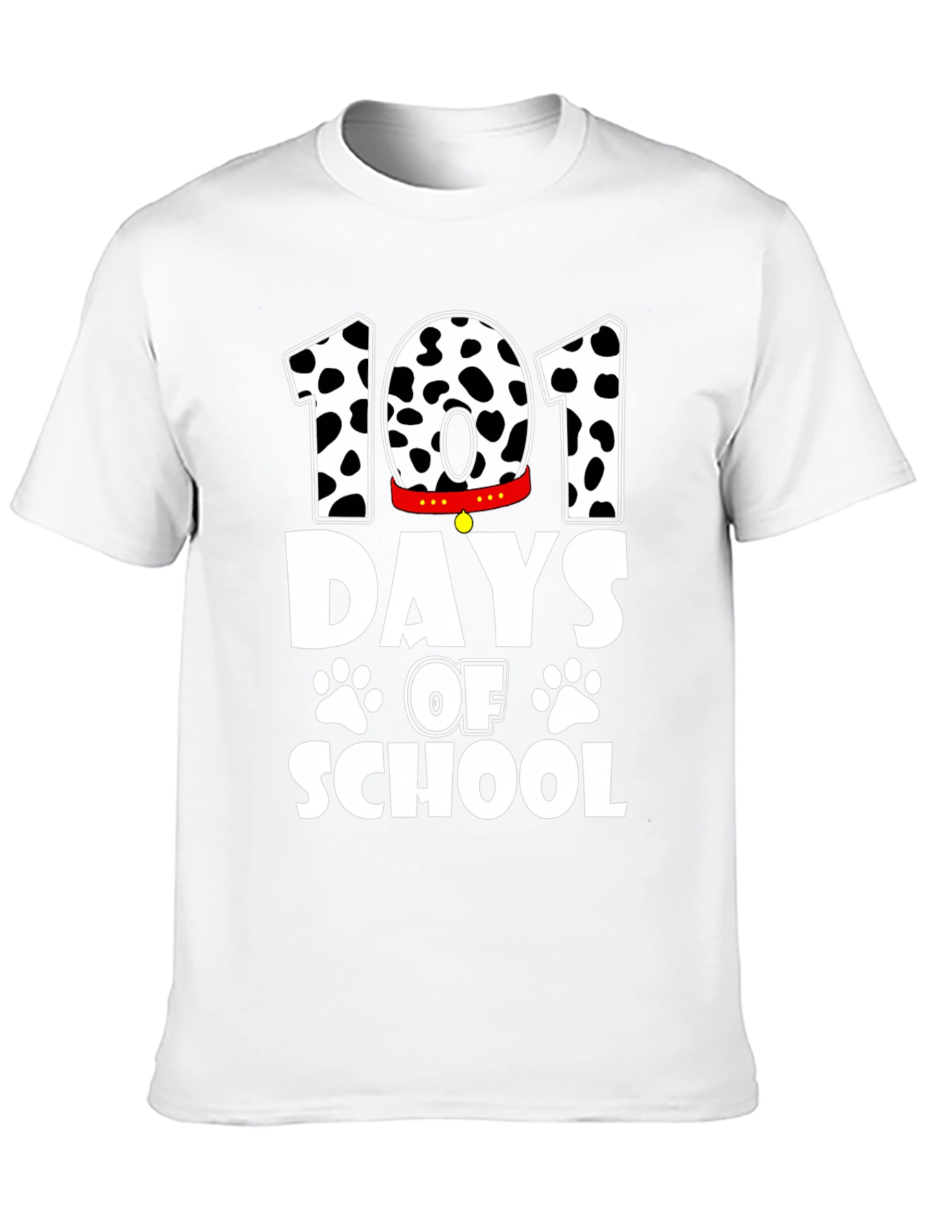 101 Days of School T-Shirt - Dalmatian Dog Design