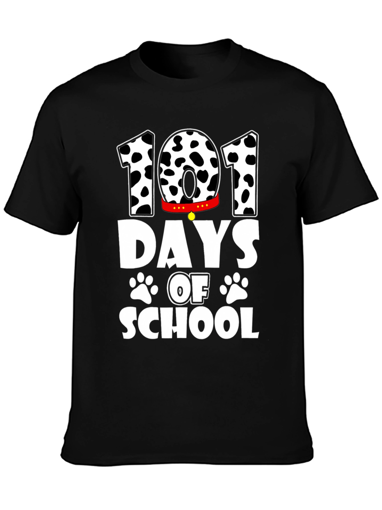 101 Days of School T-Shirt - Dalmatian Dog Design