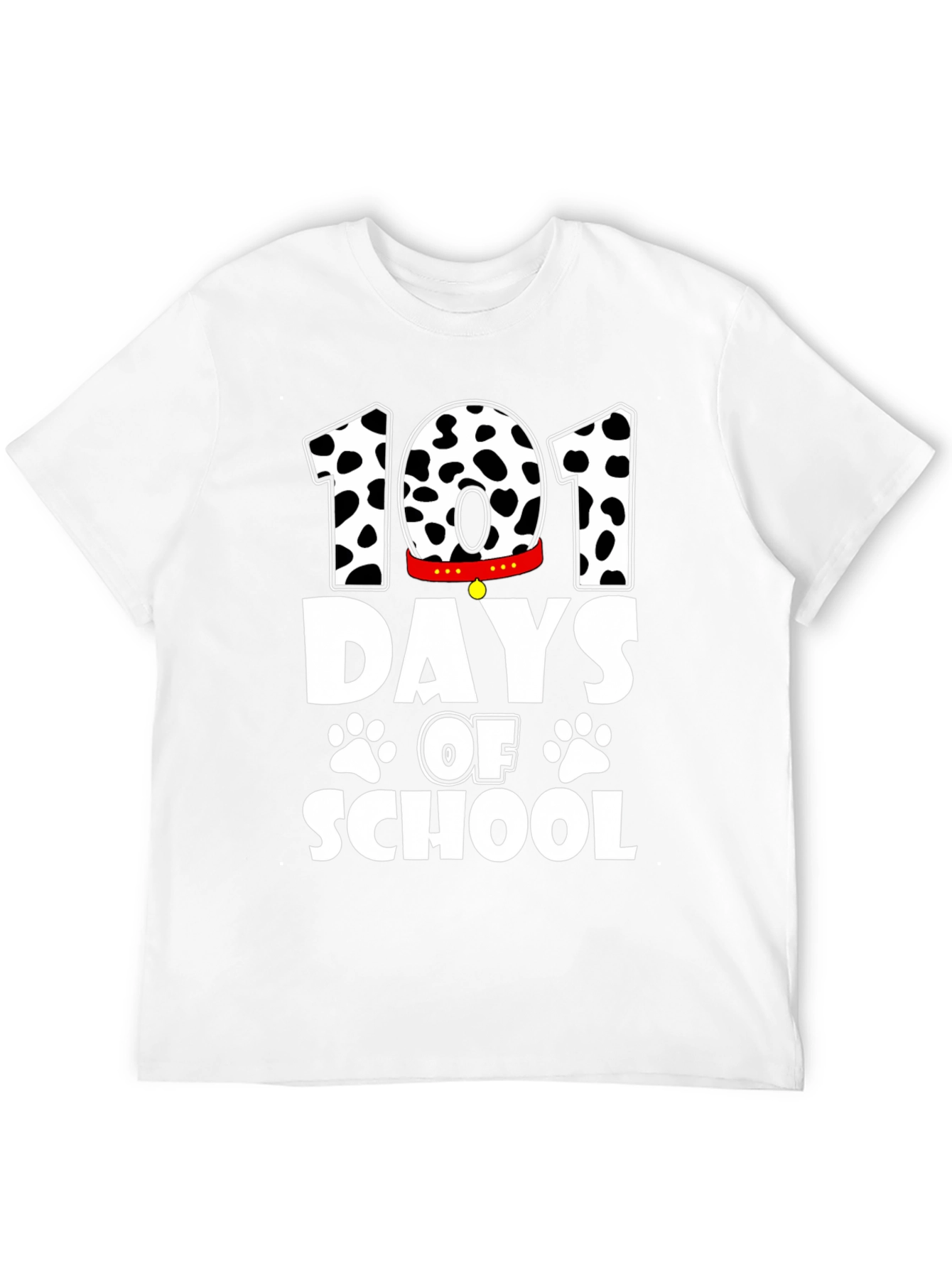 101 Days of School T-Shirt - Dalmatian Dog Design