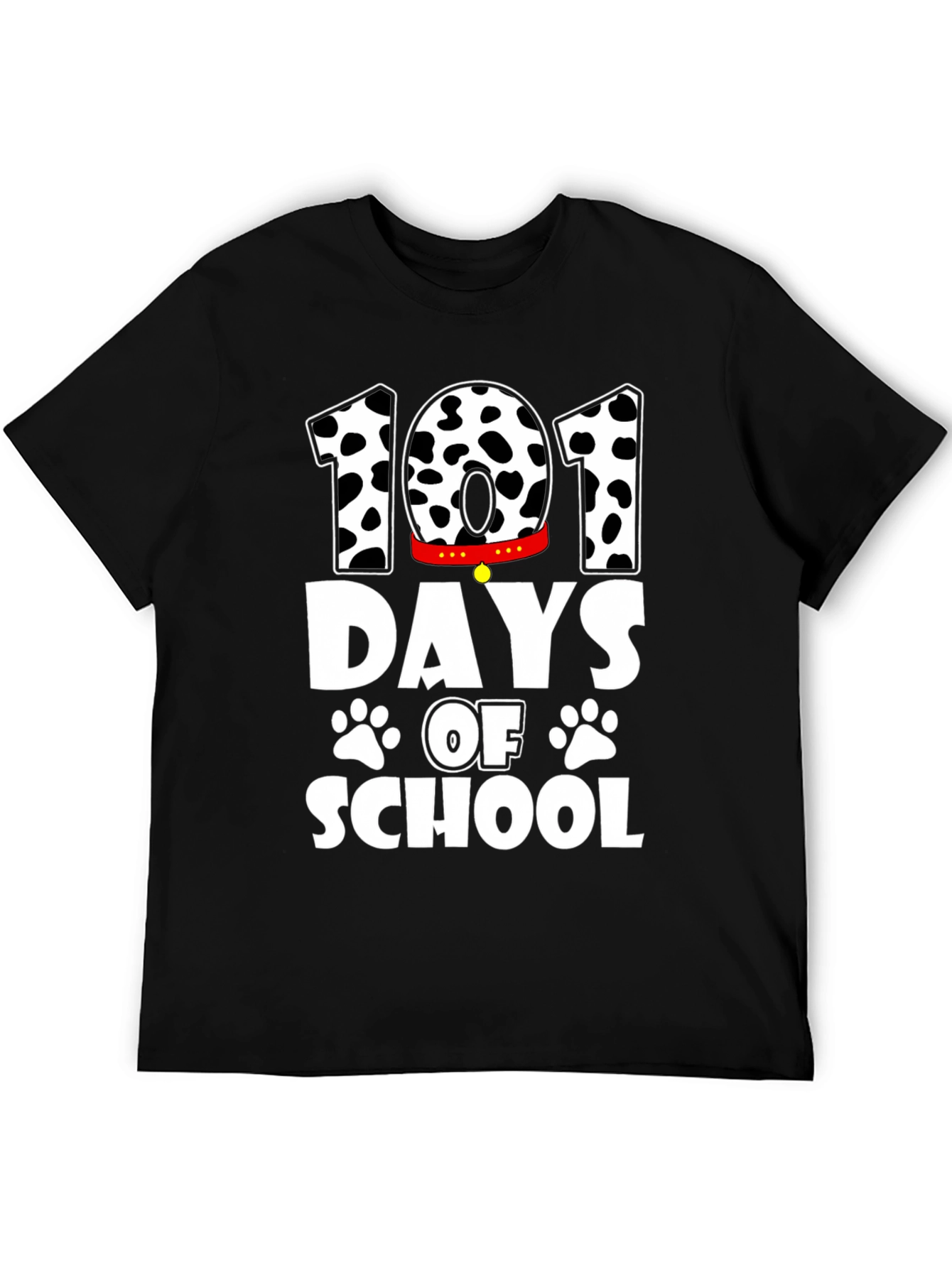 101 Days of School T-Shirt - Dalmatian Dog Design