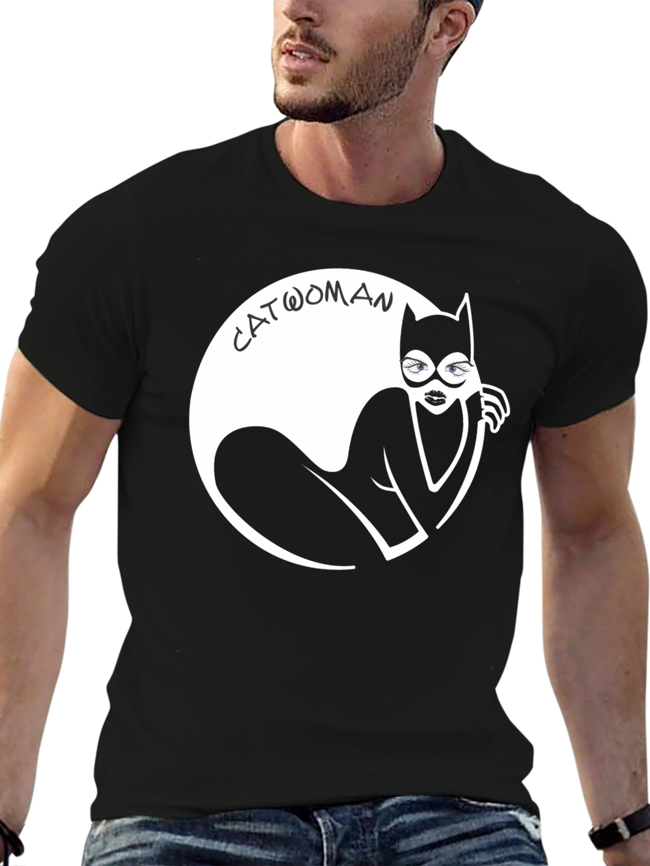 Catwoman Graphic T-Shirt - Black