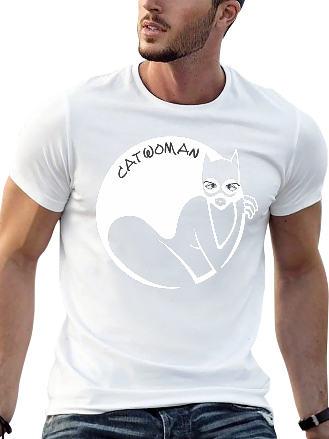 Catwoman Graphic T-Shirt - Black