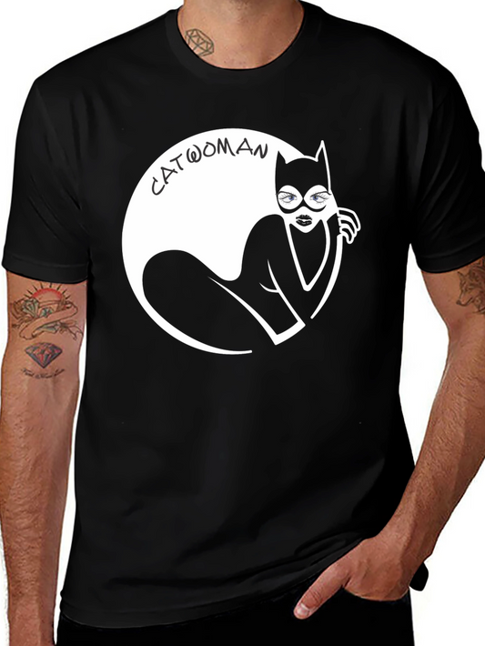 Catwoman Graphic T-Shirt - Black