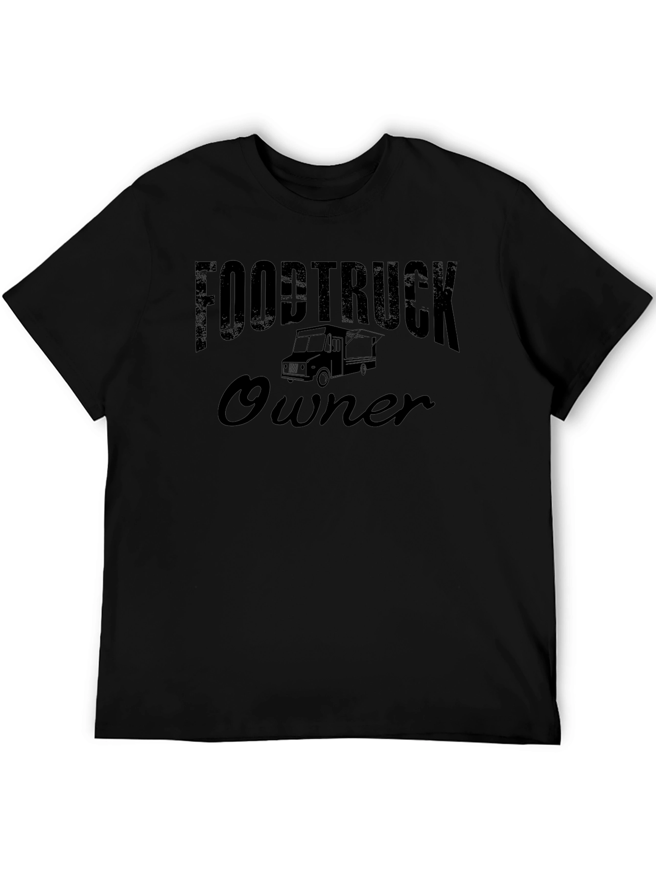 Food Truck Owner Graphic Tee - Black