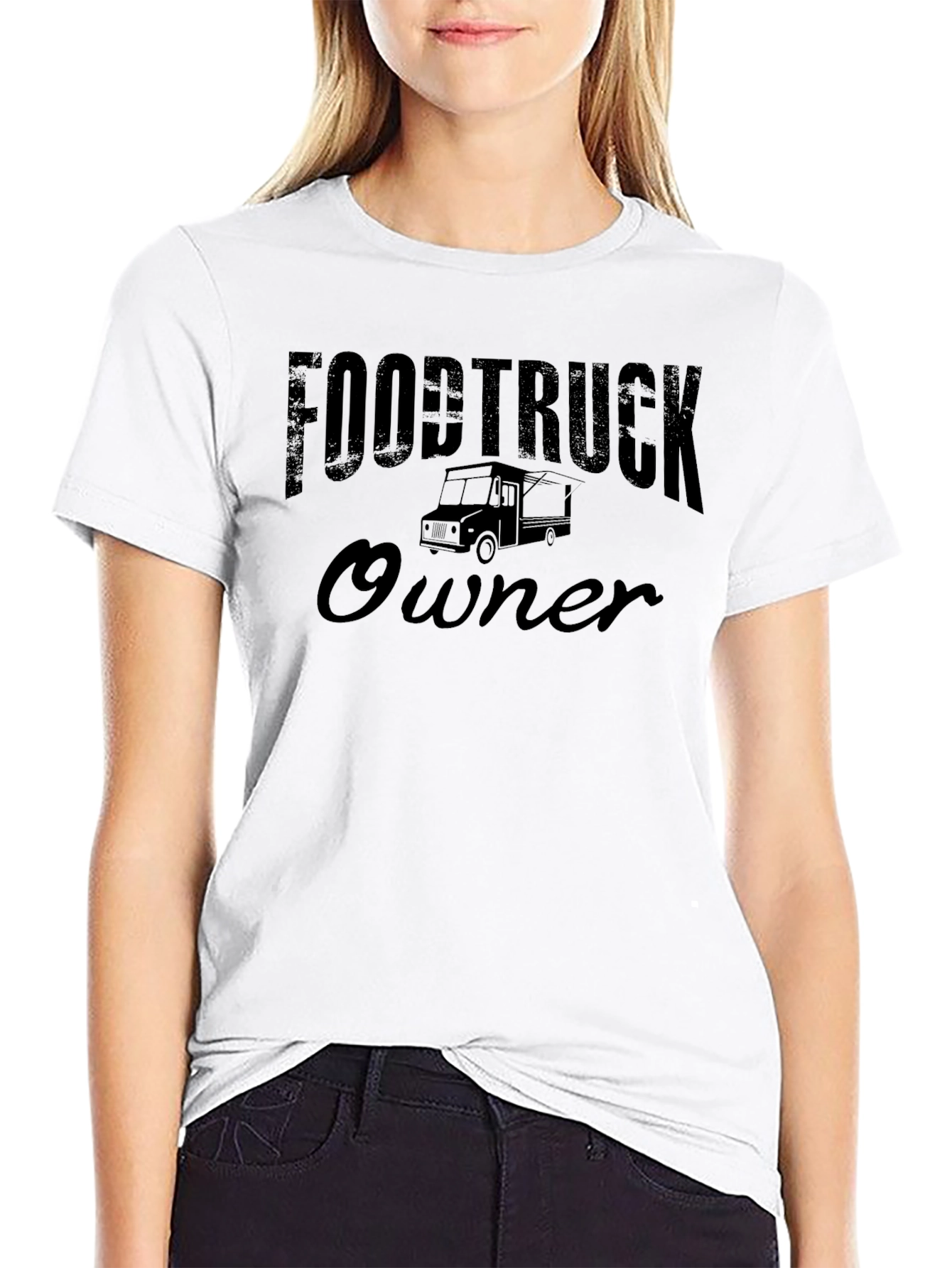 Food Truck Owner Graphic Tee - Black