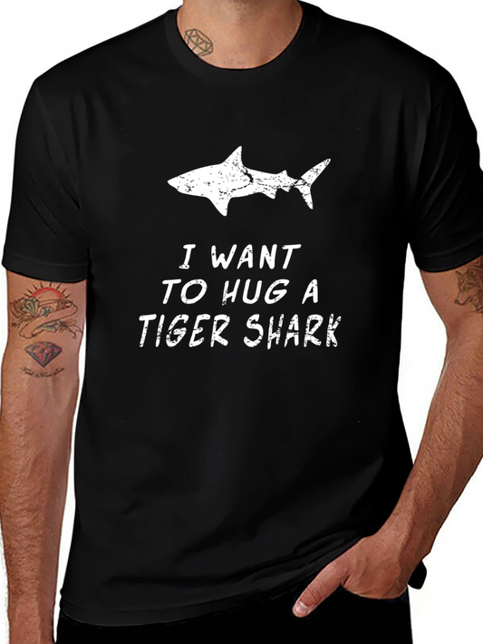 I Want to Hug a Tiger Shark Graphic Tee