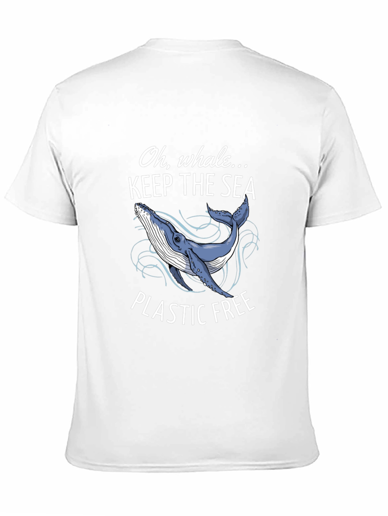 Keep The Sea Plastic Free Whale T-Shirt