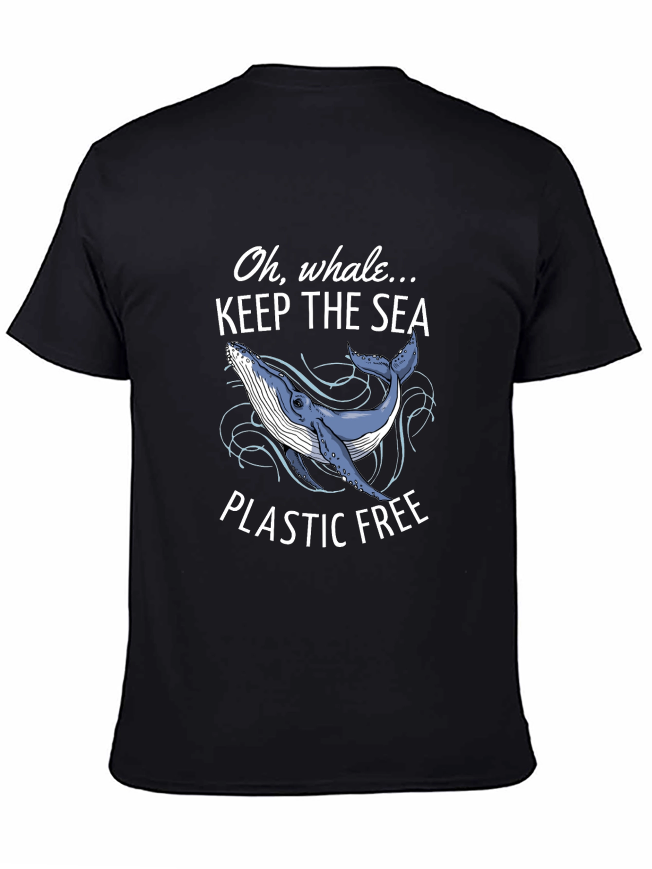 Keep The Sea Plastic Free Whale T-Shirt