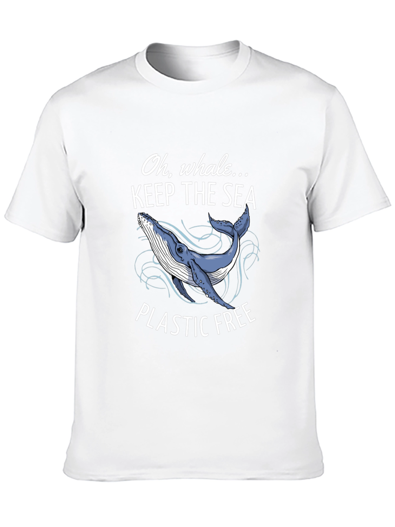 Keep The Sea Plastic Free Whale T-Shirt