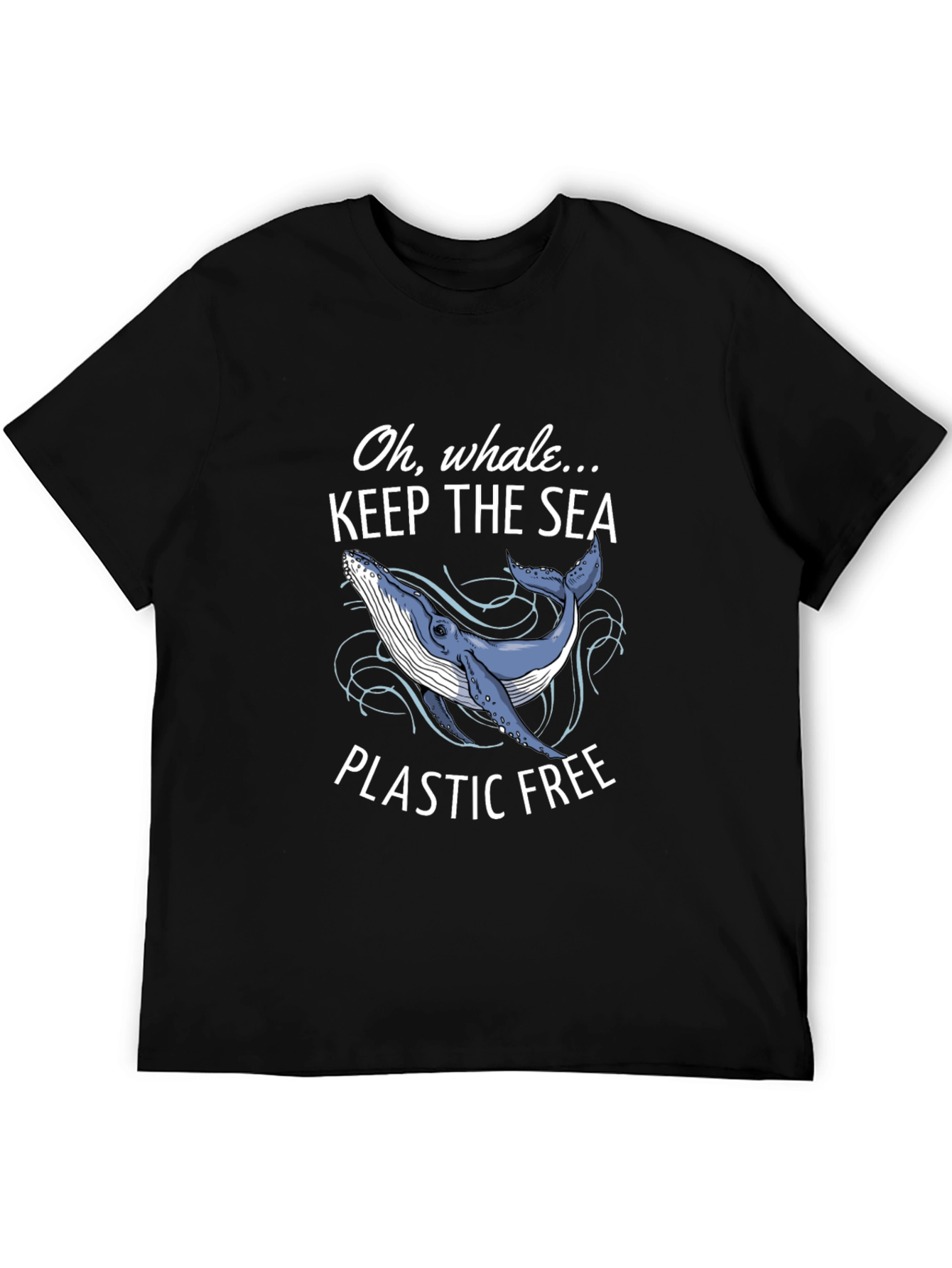 Keep The Sea Plastic Free Whale T-Shirt