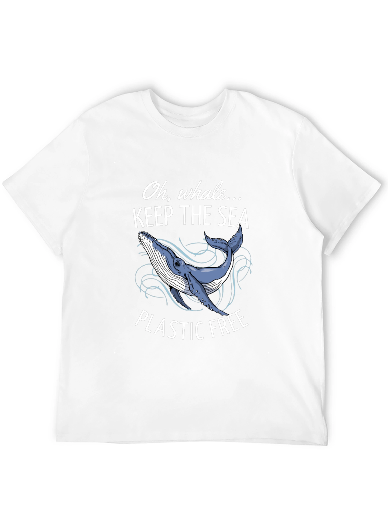 Keep The Sea Plastic Free Whale T-Shirt