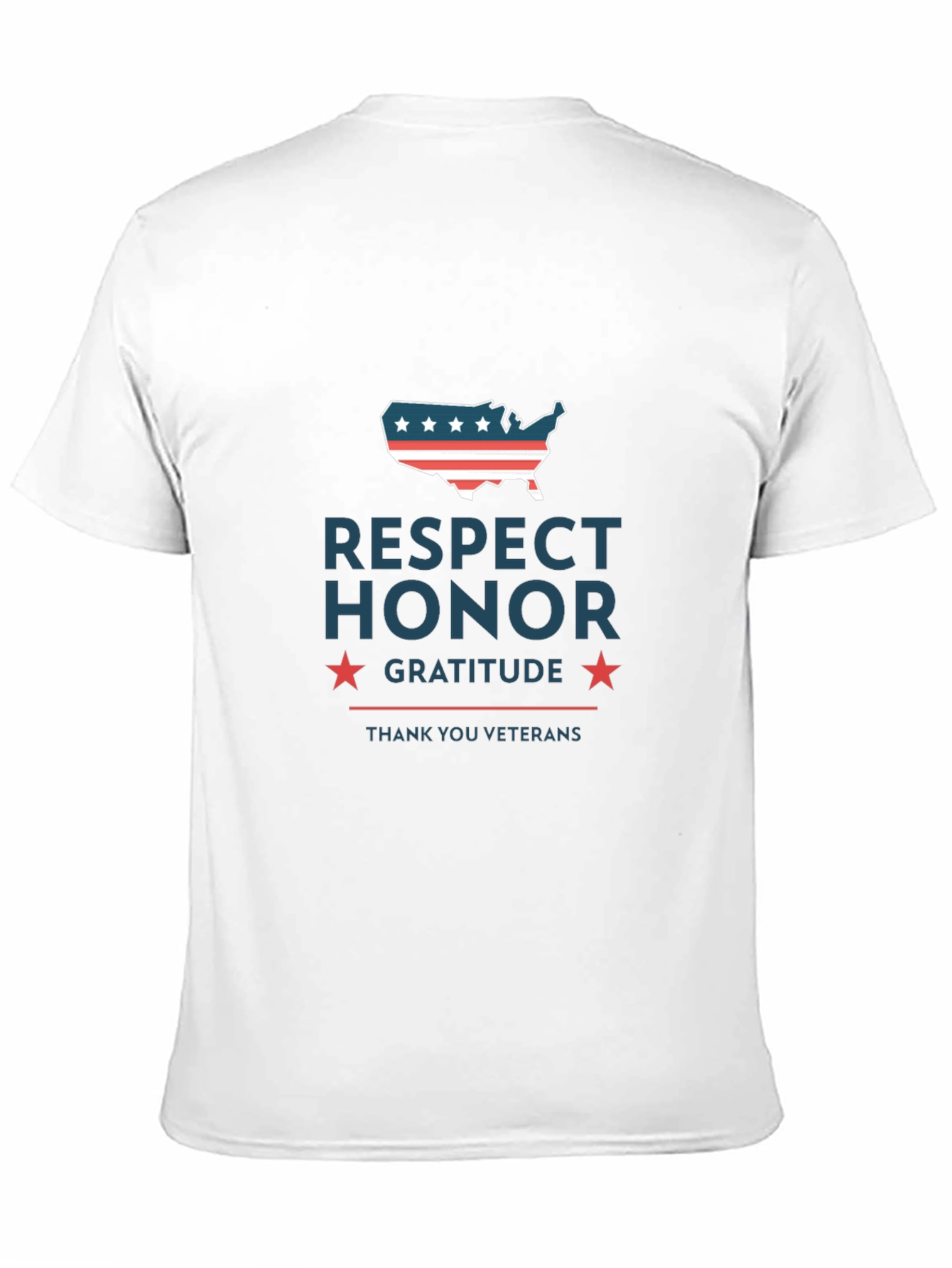 Respect Honor Gratitude Veterans T-Shirt