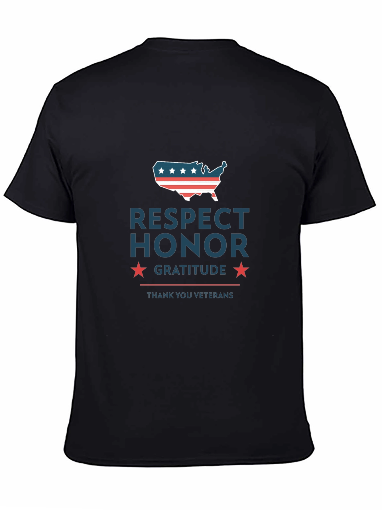 Respect Honor Gratitude Veterans T-Shirt