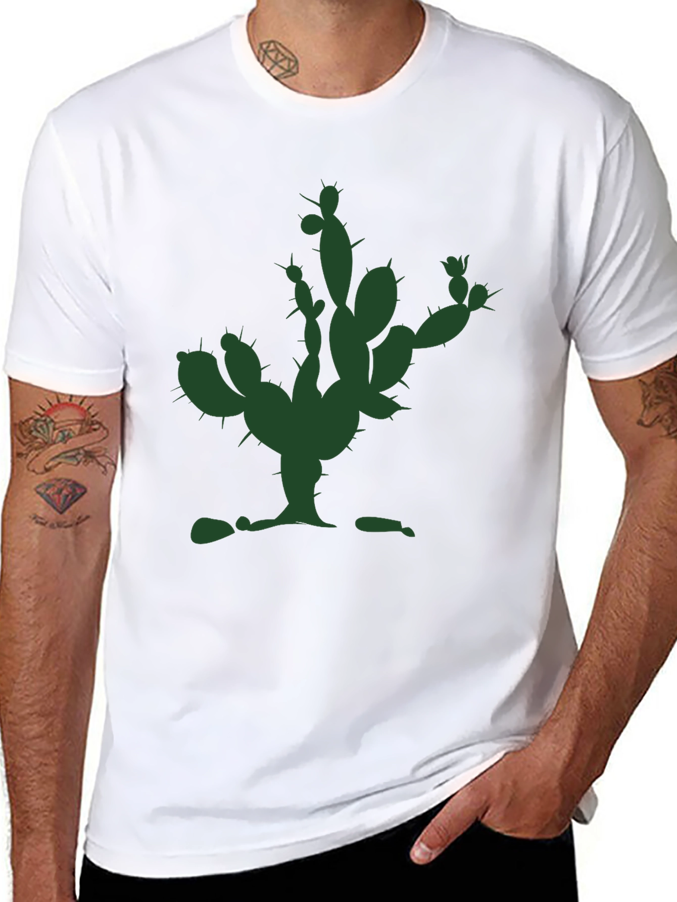 Cactus Graphic Tee - Modern Unisex T-Shirt