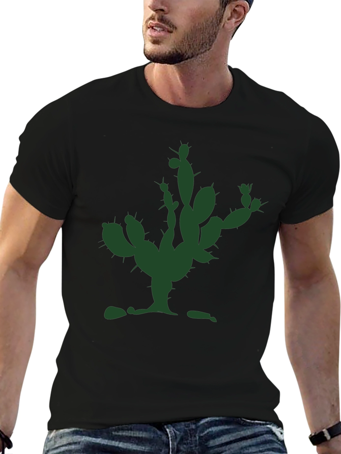 Cactus Graphic Tee - Modern Unisex T-Shirt