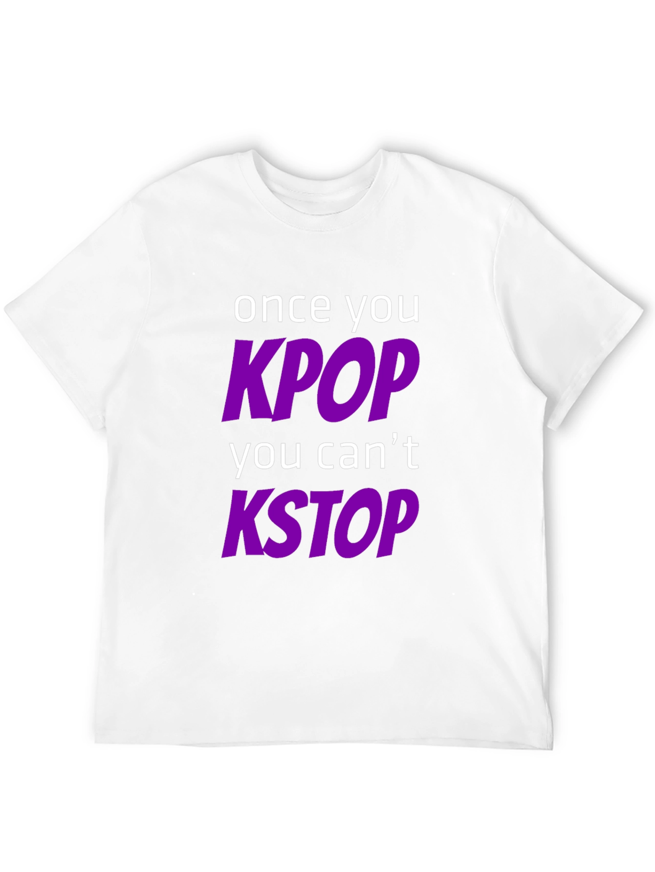 KPOP & KSTOP T-Shirt - Trendy Music Fan Apparel