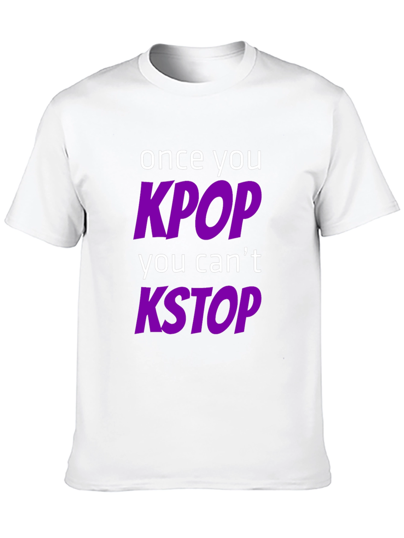 KPOP & KSTOP T-Shirt - Trendy Music Fan Apparel