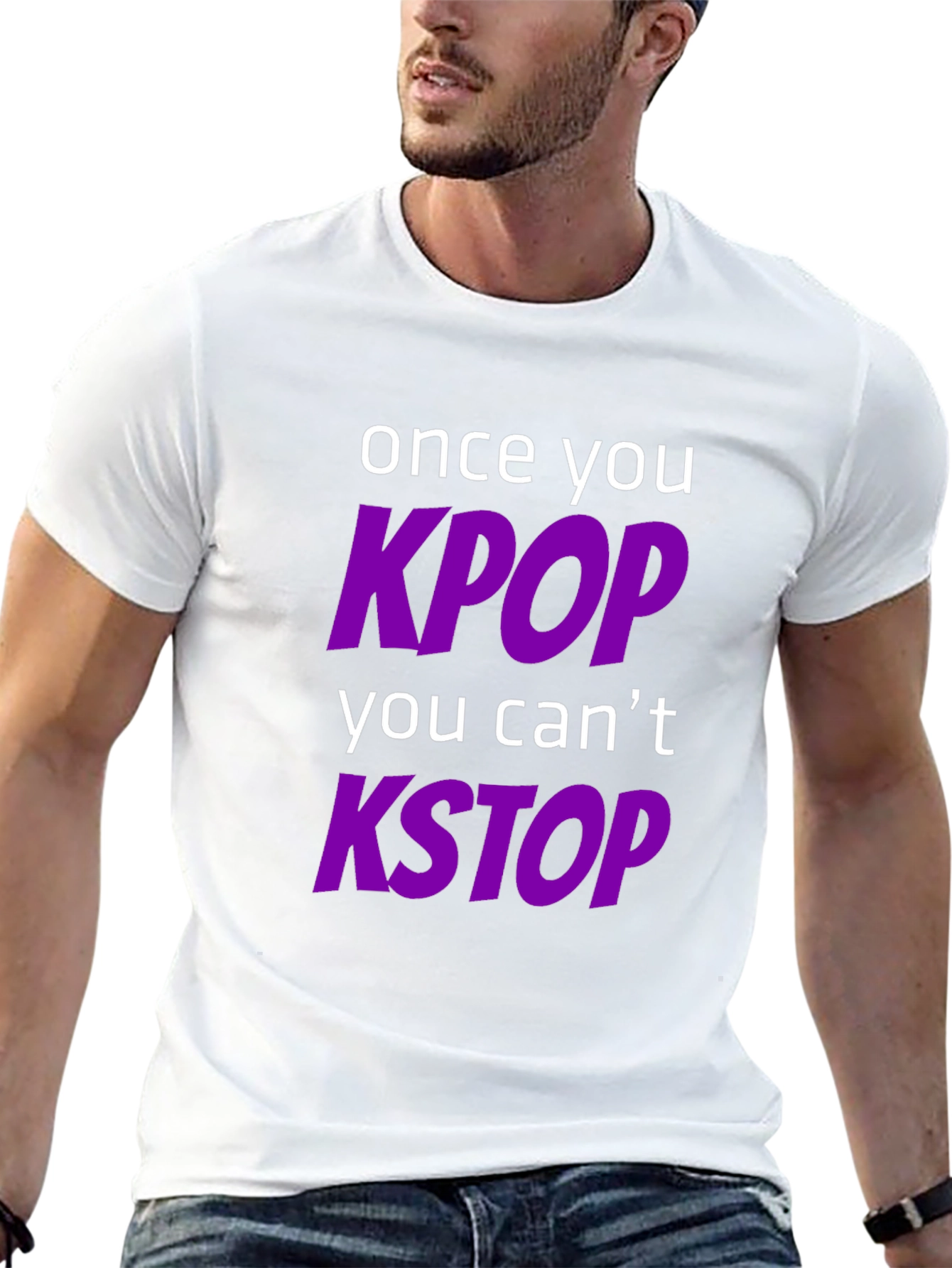 KPOP & KSTOP T-Shirt - Trendy Music Fan Apparel