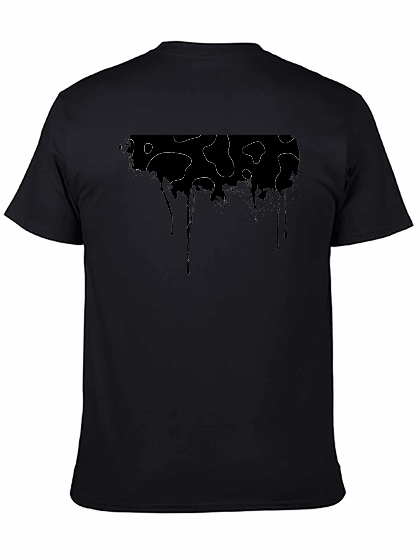 Modern Cow Print Drip Tee